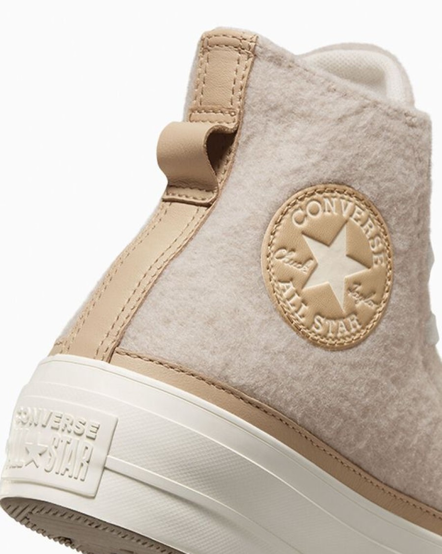 Mujer Converse Corte Alto | Chuck Taylor All Star Lift Platform Faux Mohair