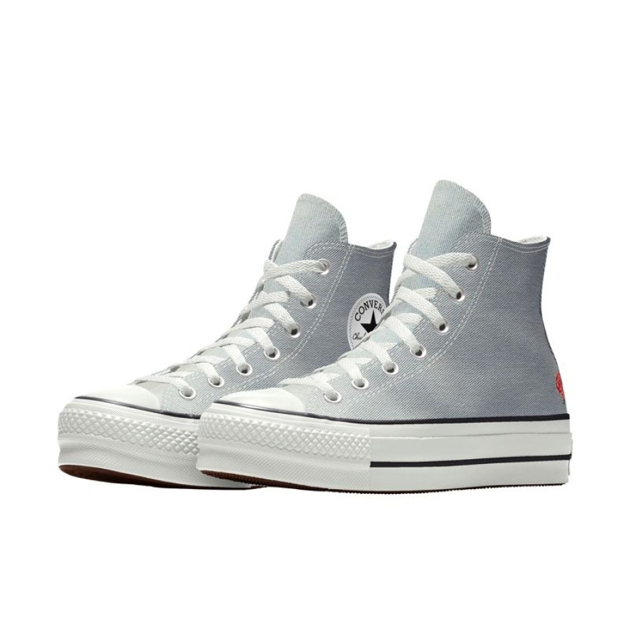 Mujer Converse Corte Bajo | Custom Chuck Taylor All Star Lift Platform Embroidery By You