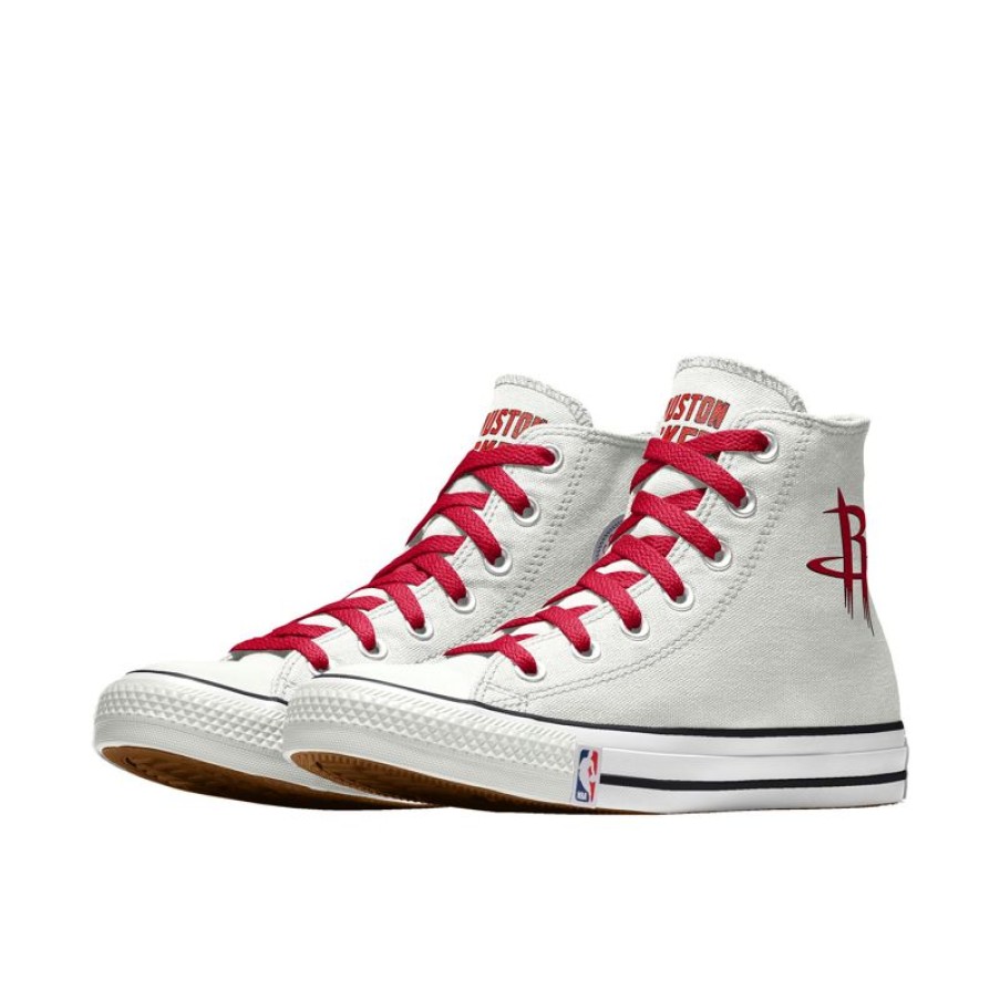 Mujer Converse Modelos Anchos | Custom Chuck Taylor All Star NBA By You - Houston Rockets