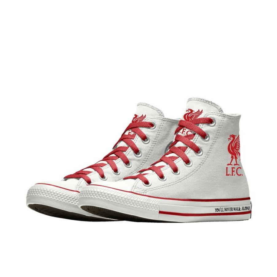 Hombre Converse Chuck Clasicas | Converse By You X Lfc Chuck Taylor All Star