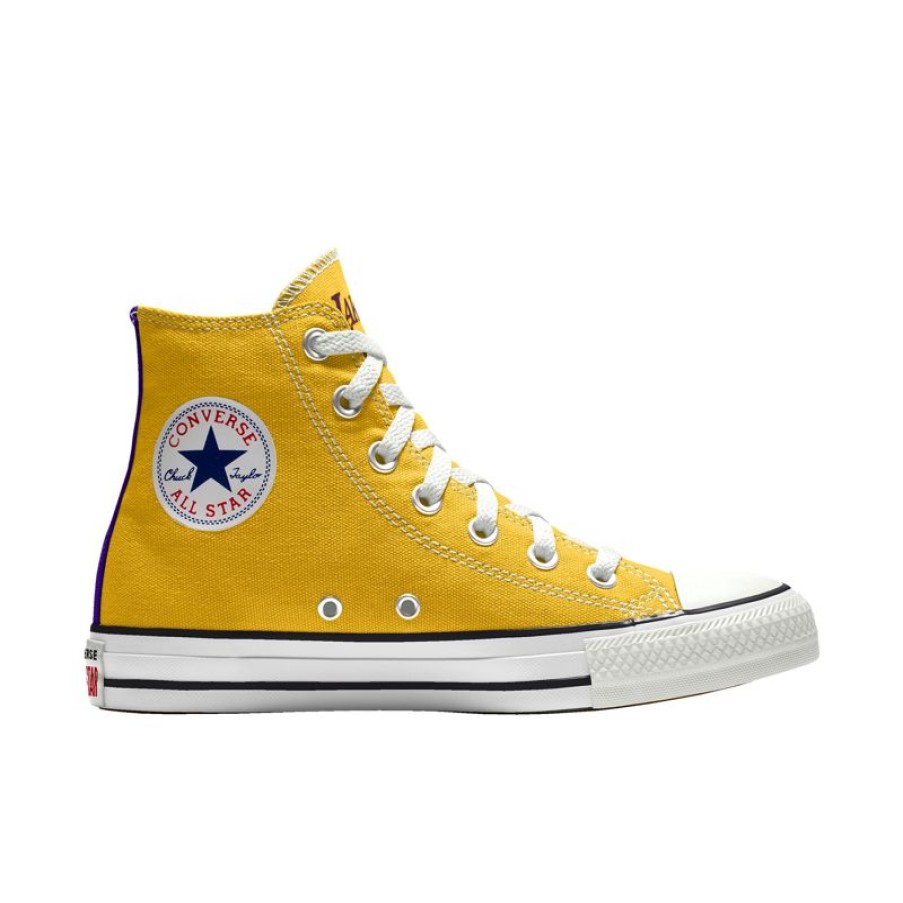 Mujer Converse Basketball | Custom Chuck Taylor All Star NBA By You - Los Angeles Lakers