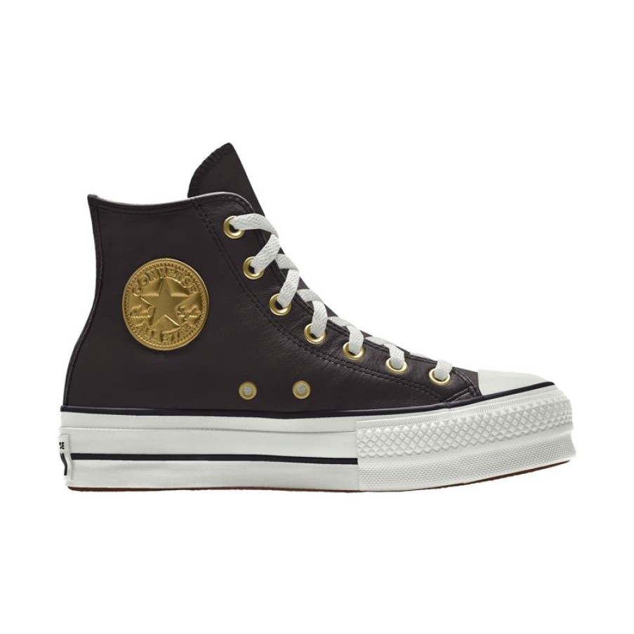 Mujer Converse Corte Alto | Custom Chuck Taylor All Star Lift Platform Leather By You