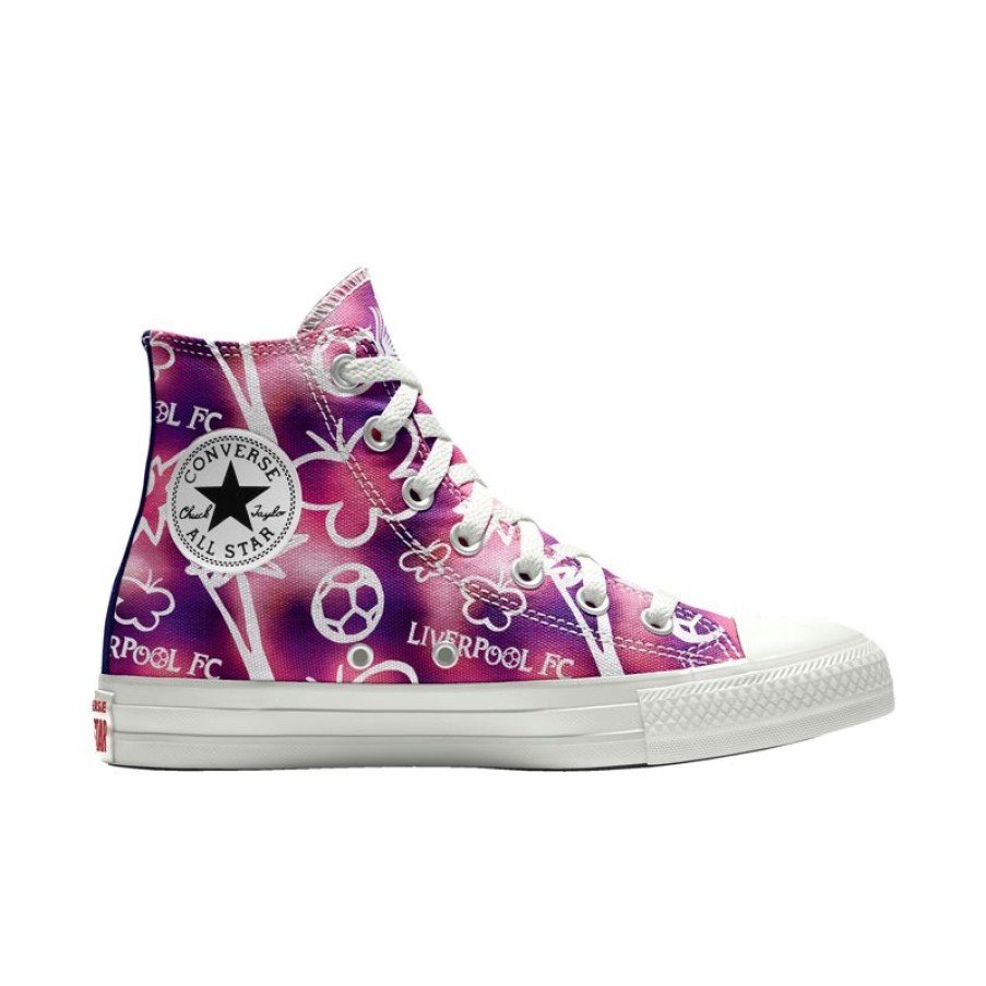 Hombre Converse Chuck Clasicas | Converse By You X Lfc Chuck Taylor All Star