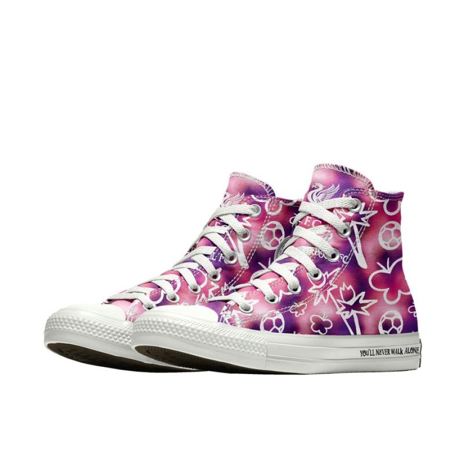 Hombre Converse Chuck Clasicas | Converse By You X Lfc Chuck Taylor All Star