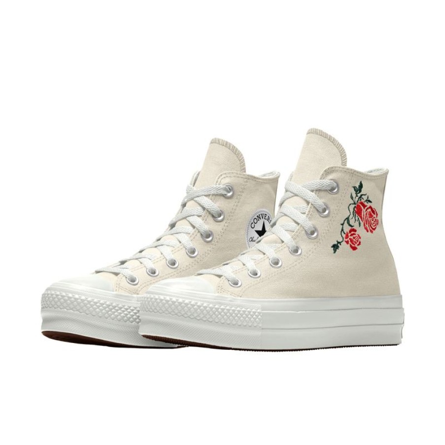 Mujer Converse Plataformas | Custom Chuck Taylor All Star Lift Platform Embroidery By You