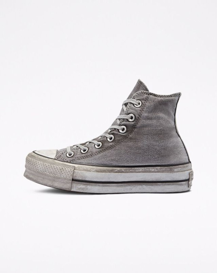 Hombre Converse Plataformas | Chuck Taylor All Star Platform Smoked Canvas