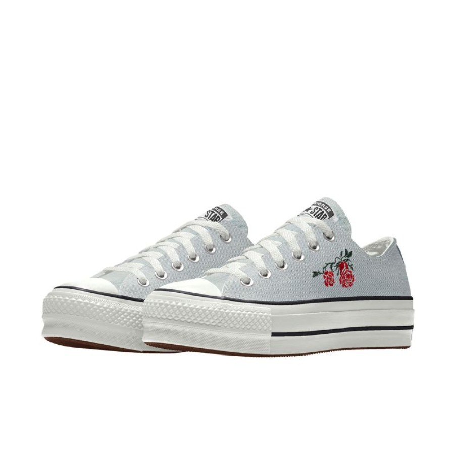 Hombre Converse Chuck Clasicas | Custom Chuck Taylor All Star Lift Platform Embroidery By You