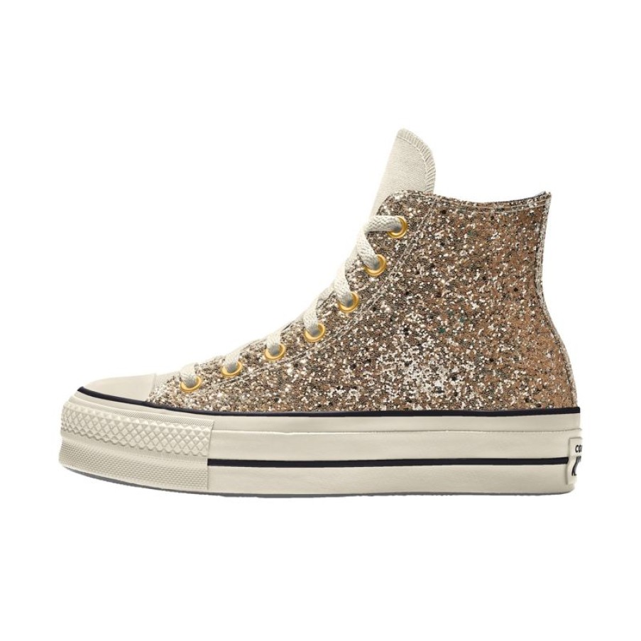 Mujer Converse Chuck Cl Sicas | Custom Chuck Taylor All Star Lift Platform Glitter By You